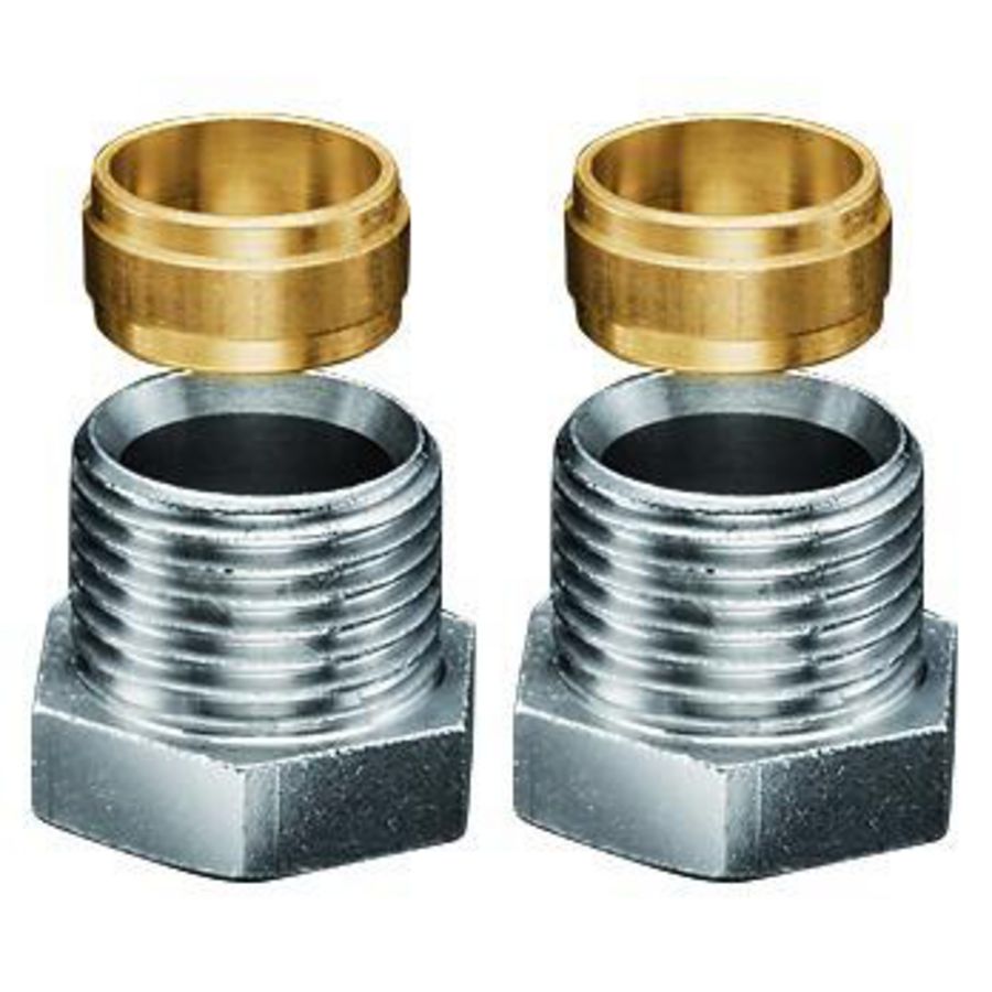 Ofix CEP klemkoppeling 2-delig voor koper 1/2x15mm