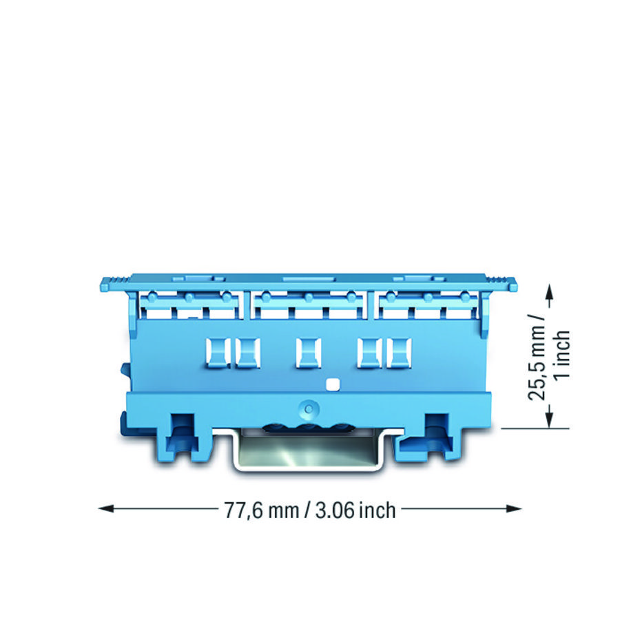 Bevestigingsadapter Serie 221 - 4mm² 221-500/000-006 VVE=10