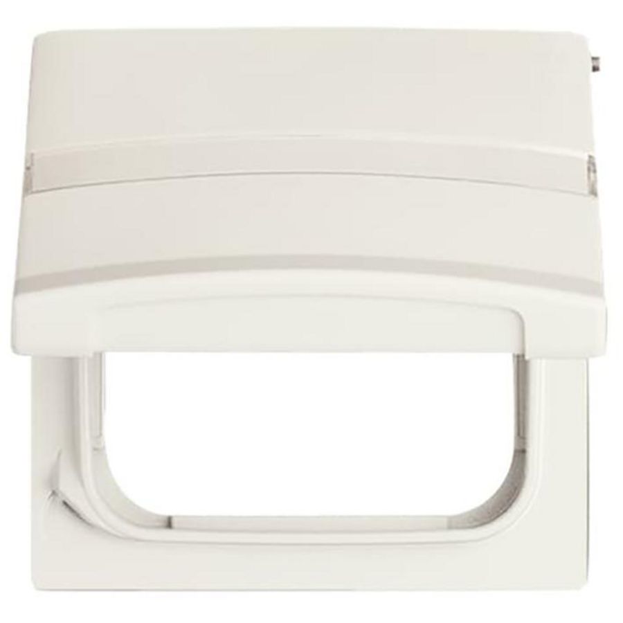 Centraalplaat met tekst kd verloop v SI IP44 A-w creme (2118 GKN-32)