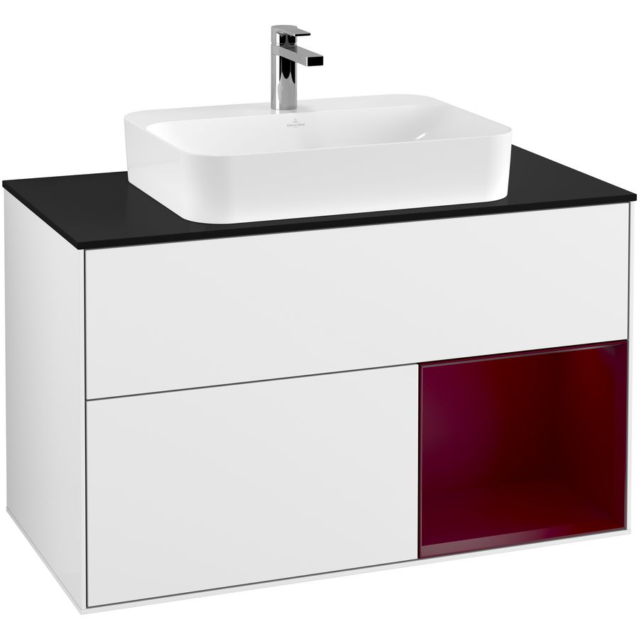 Wastafelonderkast Finion 1000x603x501mm G.White.L F372HBGF