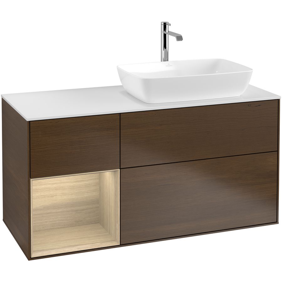 Wastafelonderkast Finion 1200x603x501mm W.Veneer G801PCGN