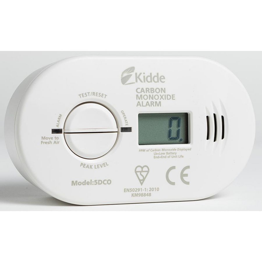 Kidde CO-melder K5DCO compact LCD display incl. 2x AA batterij (809-152028)