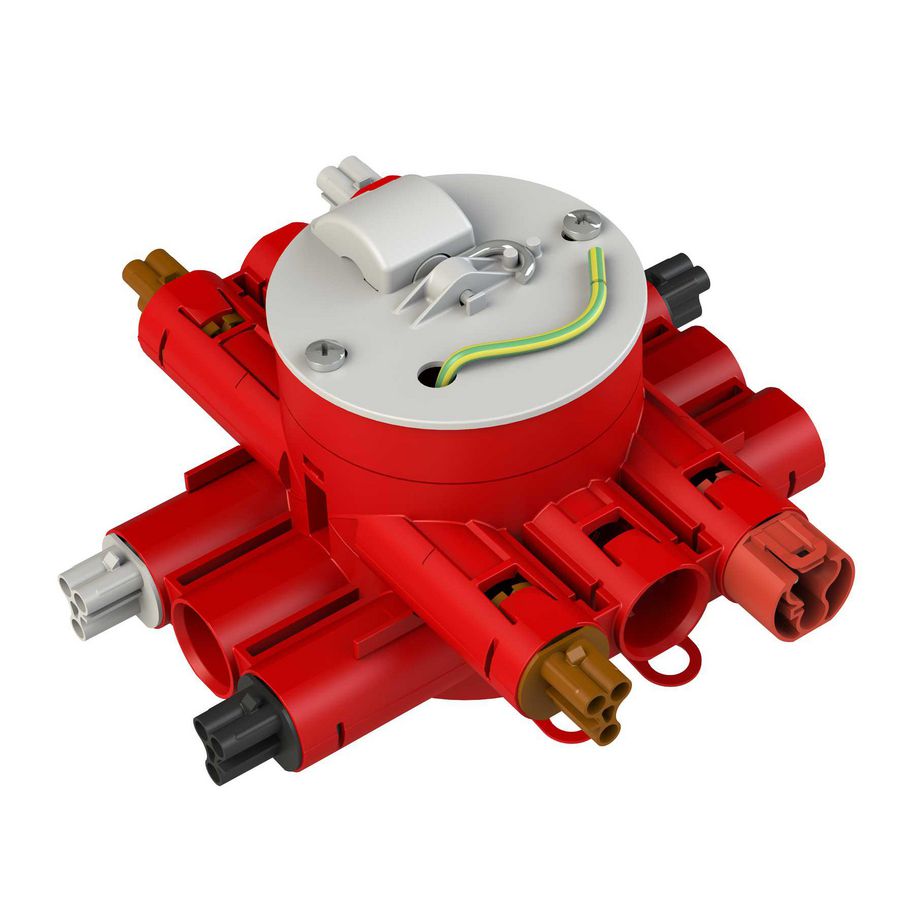 Stekerbare centraaldoos CW75-WD2-brandwerend