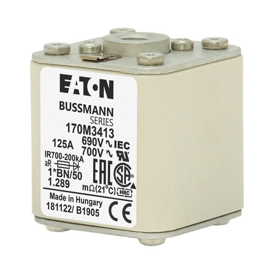 Zekering hoge snelheid 125A AC 690V compact 1 45x59x51 VVE=6