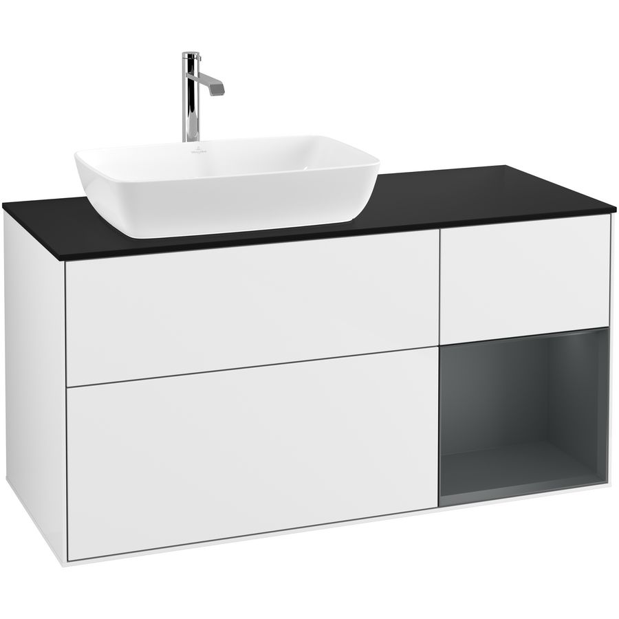 Wastafelonderkast Finion 1200x603x501mm G.White.L G812HGGF