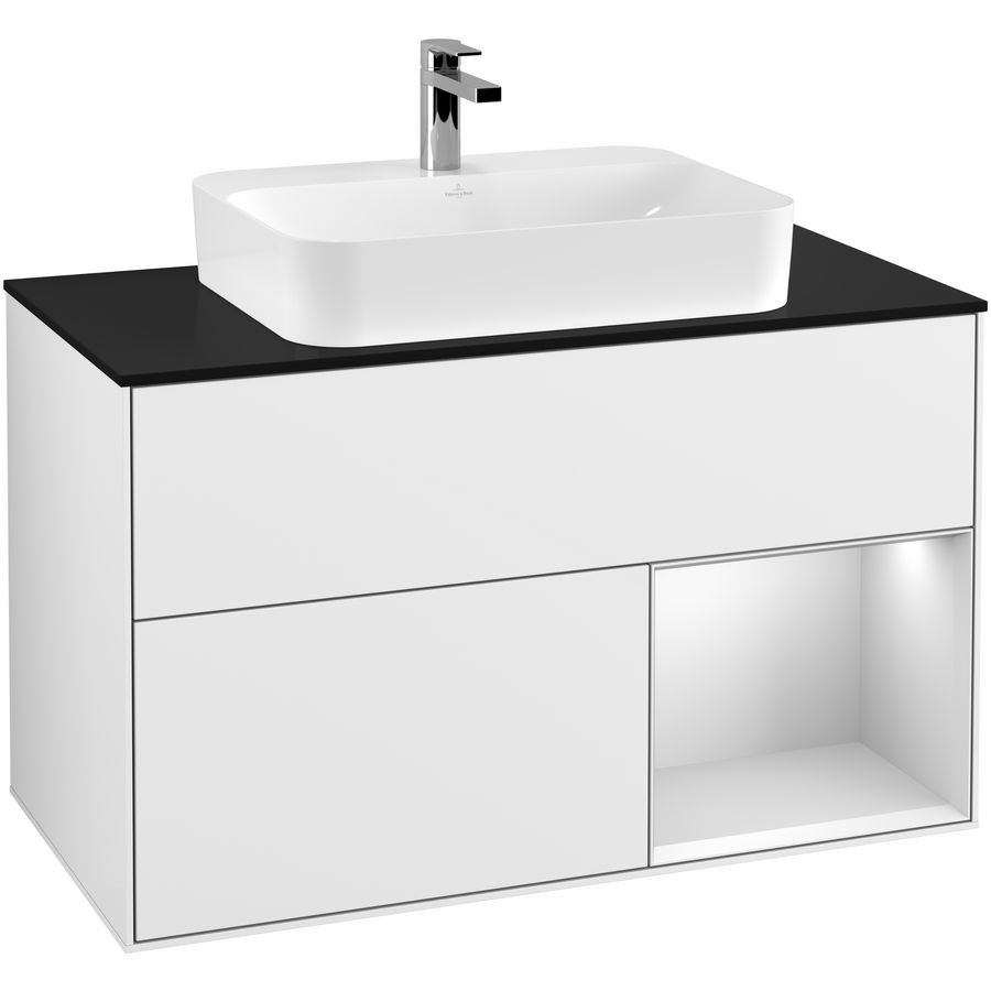 Wastafelonderkast Finion 1000x603x501mm G.White.L F372MTGF