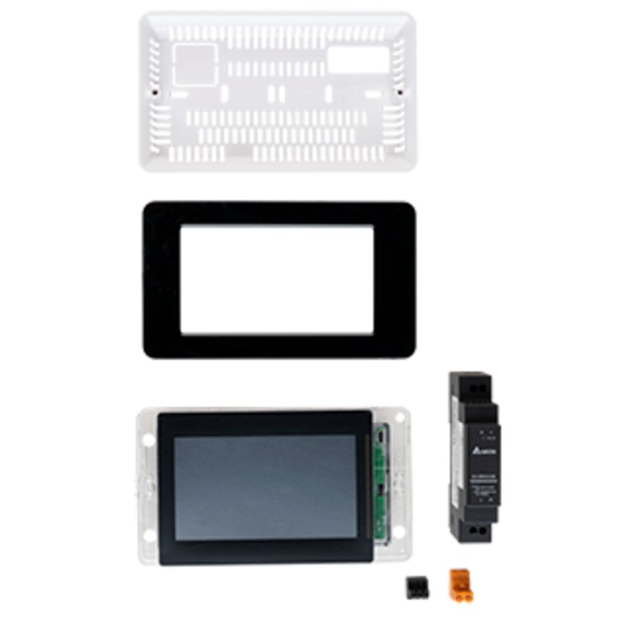 Touchscreen met bedrade afst.bediening