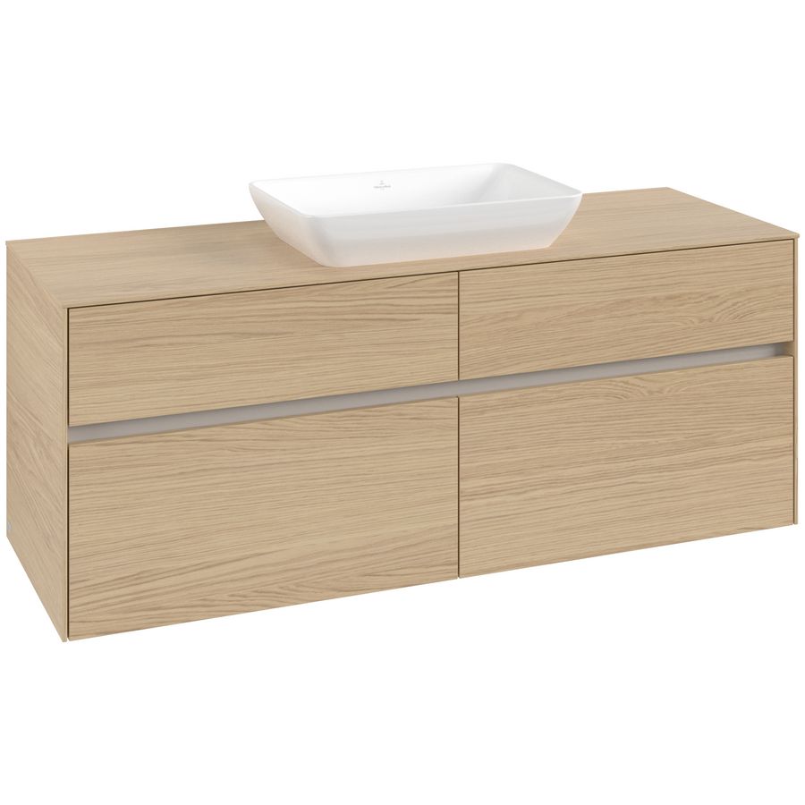 Wastafelonderkast Collaro 1400x548x500mm Nord.Oak C11600VJ