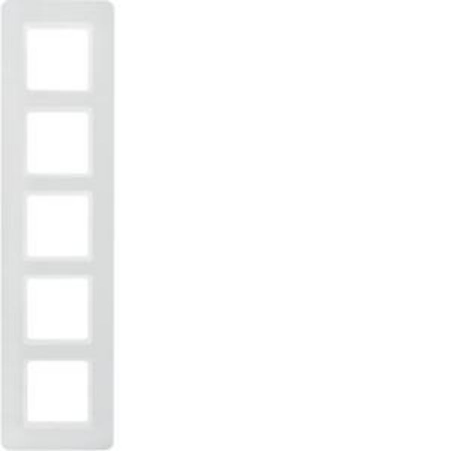 Afdekraam 5-voudig berker Q.7 polarwit soft-finish