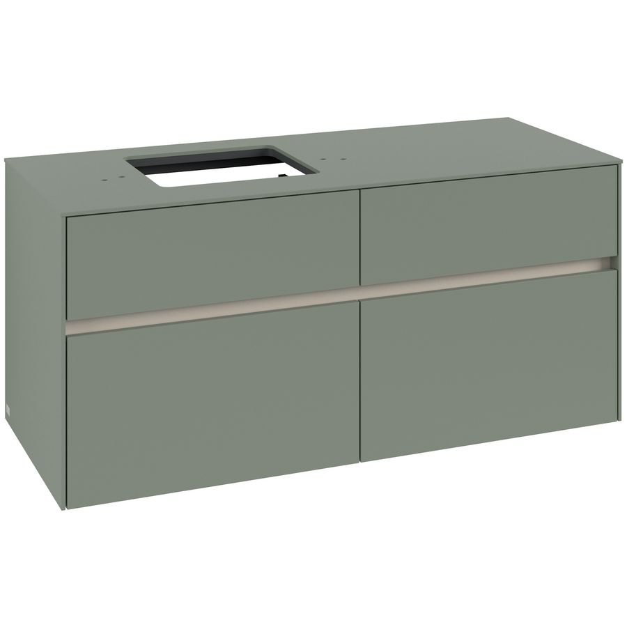 Wastafelonderkast Collaro 1200x548x500mm Soft Green C12900AF