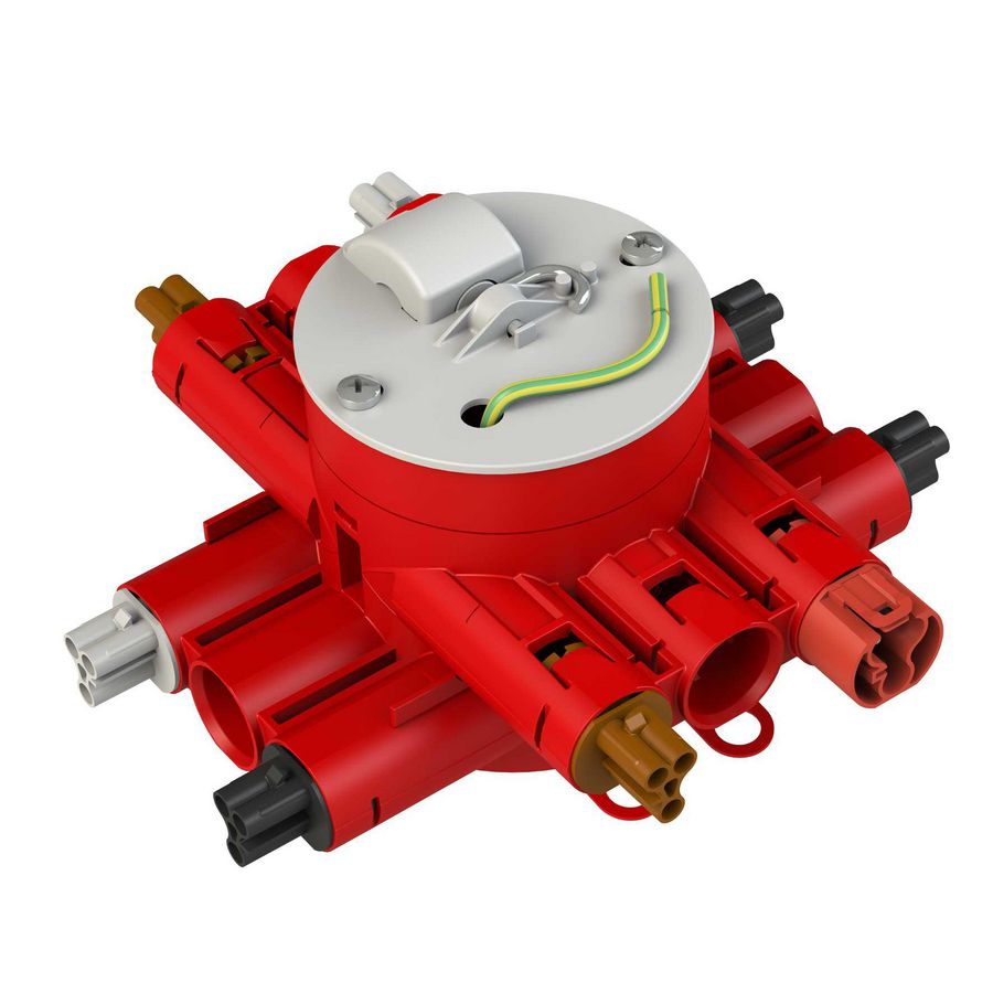 Stekerbare centraaldoos CW75-WD3-brandwerend