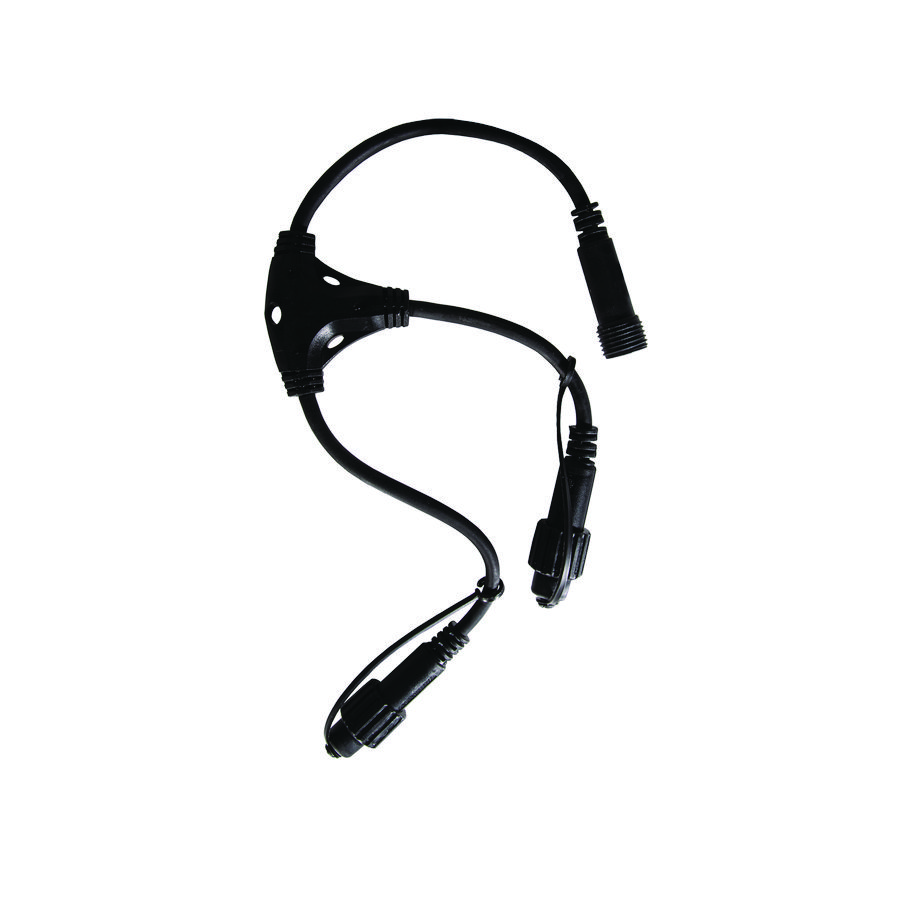 T-verdeler QuickFix kabel 2 uitgangen 220-240V IP67 zwart