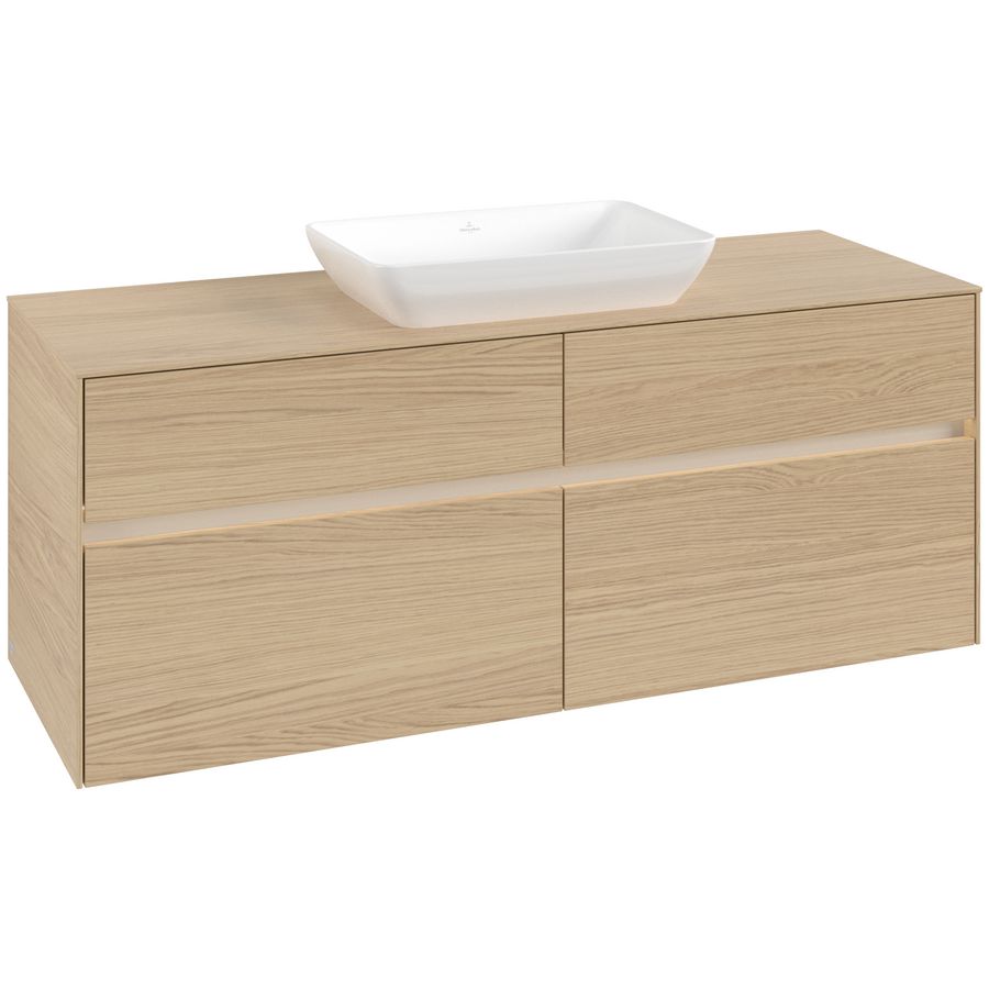 Wastafelonderkast Collaro 1400x548x500mm Nord.Oak C116B0VJ