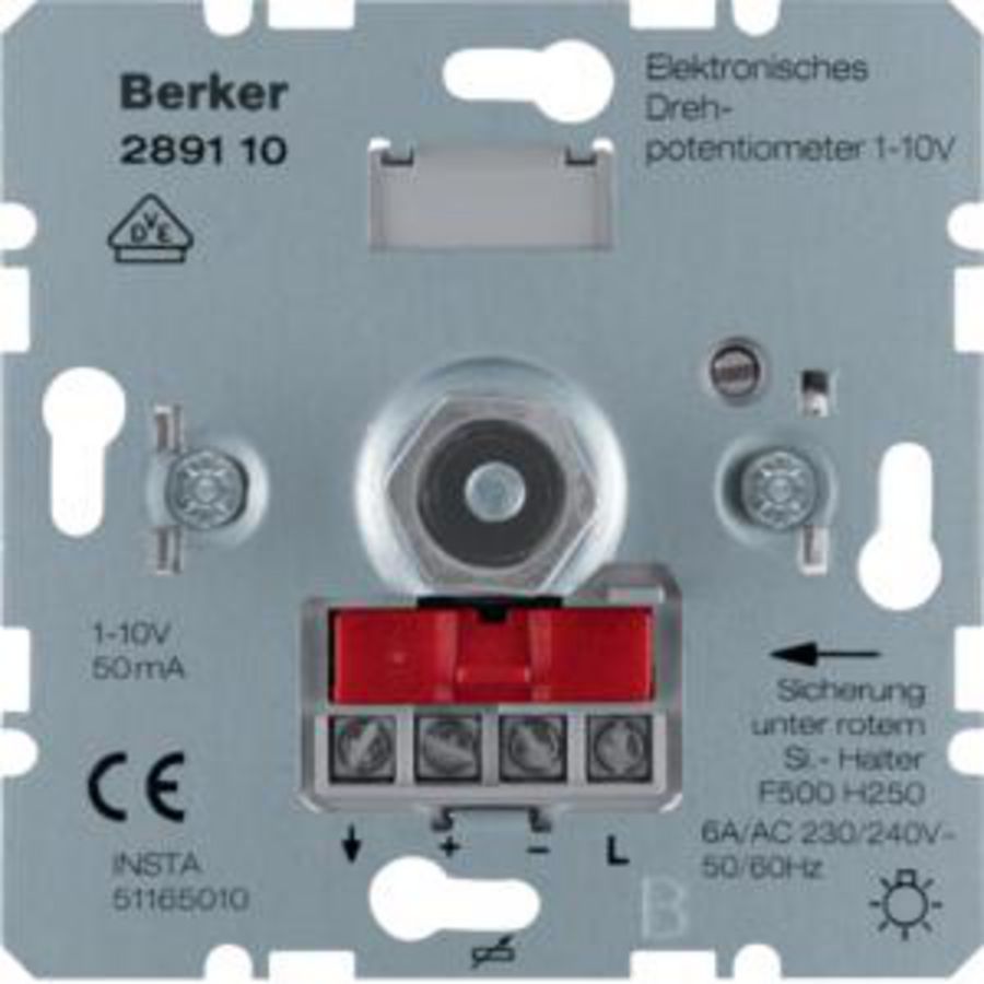 Draaipotentiometer 1 - 10V met soft-klik