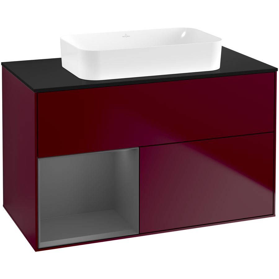 Wastafelonderkast Finion 1000x603x501mm Peony Matt Lacquer G652GKHB