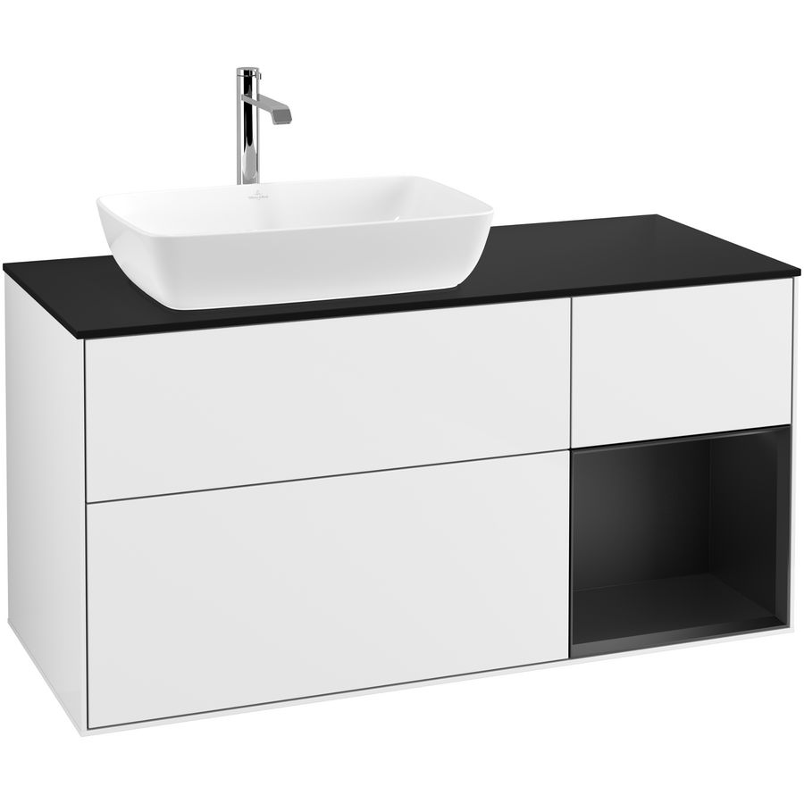 Wastafelonderkast Finion 1200x603x501mm G.White.L G812PDGF