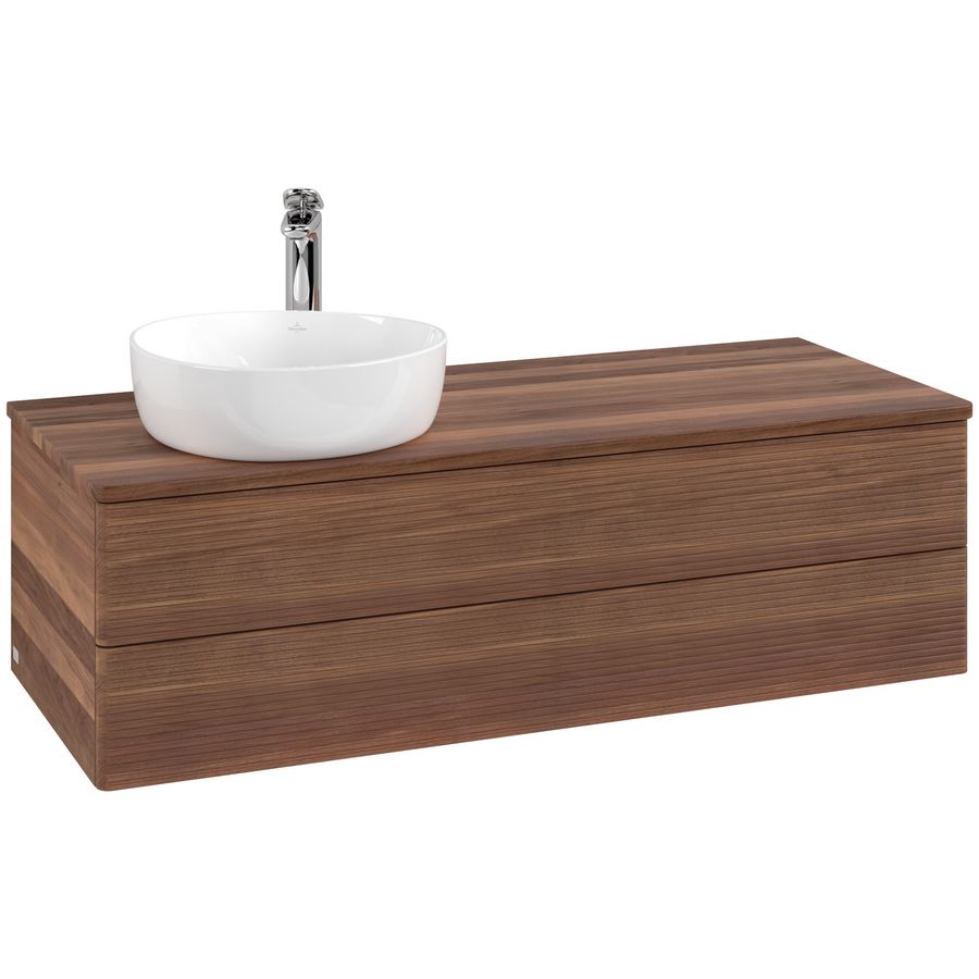 Wastafelonderkast Antao 1200x360x500mm Warm Walnut K22152HM