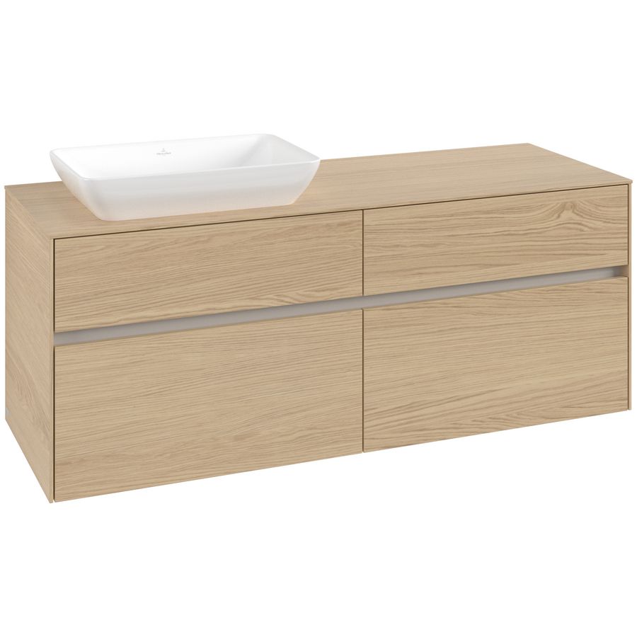 Wastafelonderkast Collaro 1400x548x500mm Nord.Oak C11700VJ