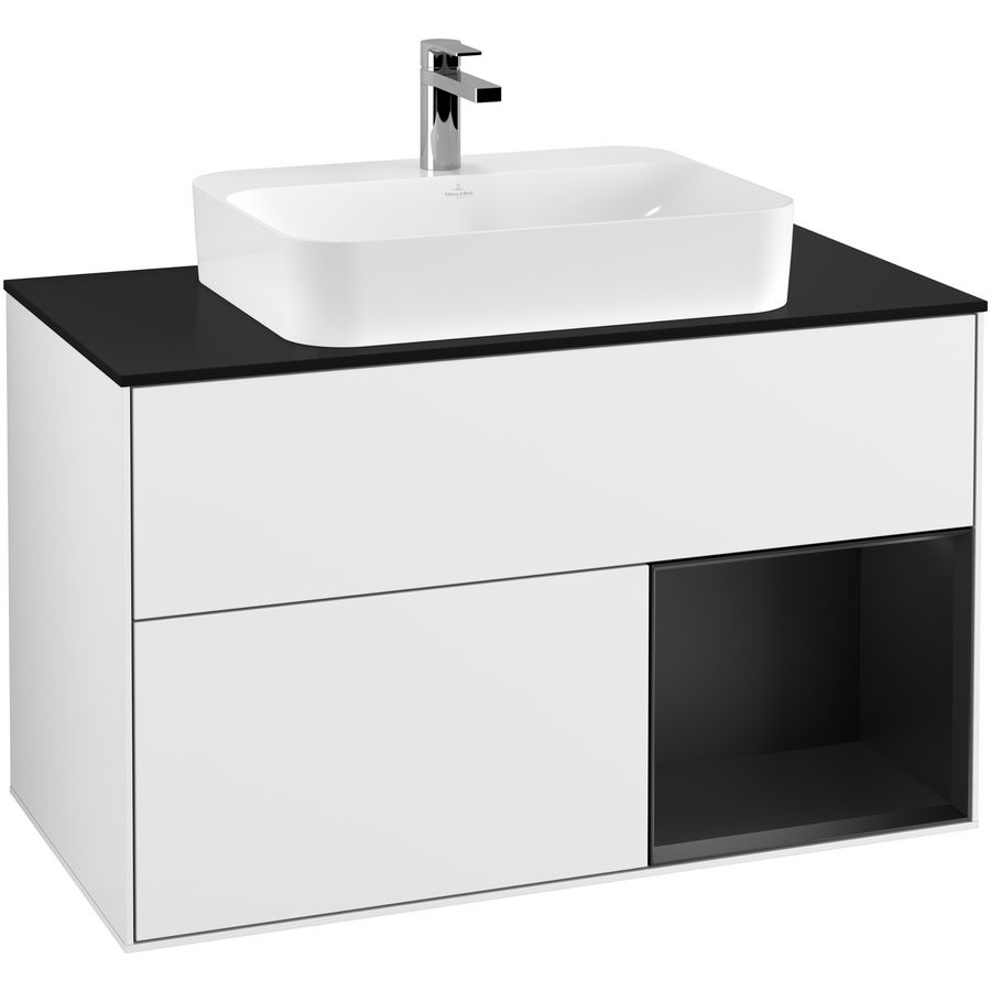Wastafelonderkast Finion 1000x603x501mm G.White.L F372PDGF