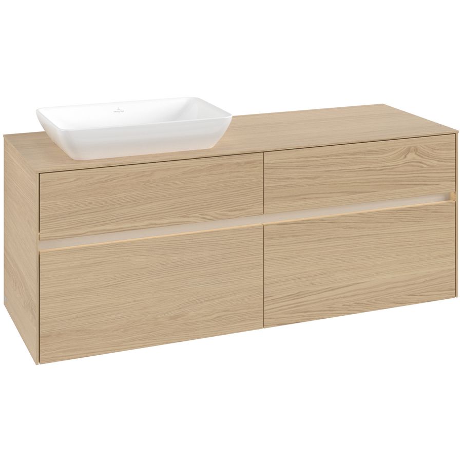 Wastafelonderkast Collaro 1400x548x500mm Nord.Oak C117B0VJ