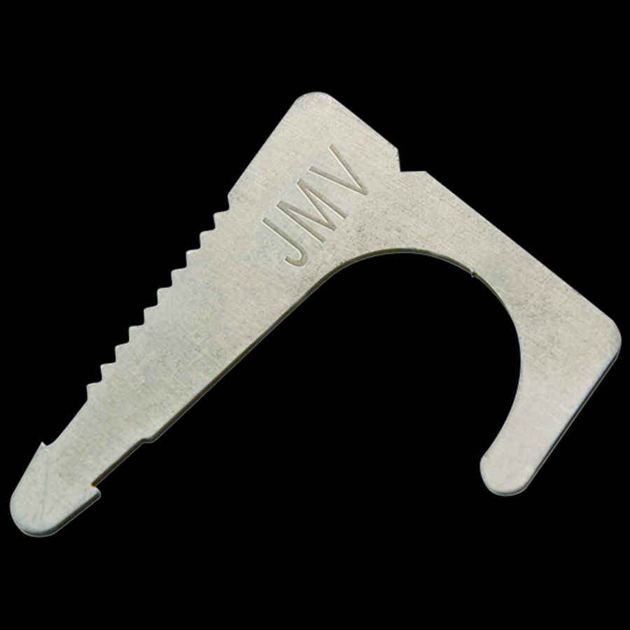 Inslagbeugel 16/20mm blank met kartel VVE=500