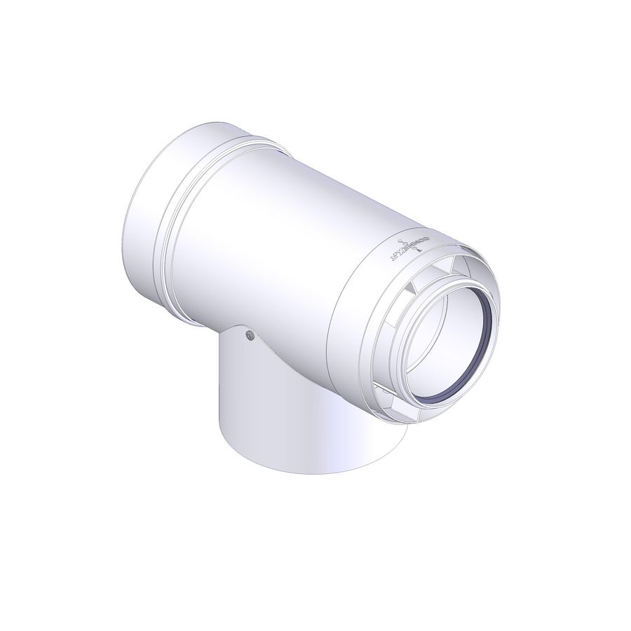 Inspectie t-stuk Ø100/150 d-p/a