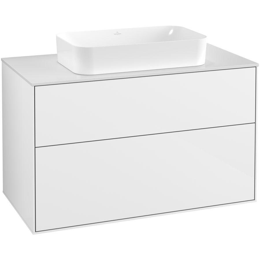 Wastafelonderkast Finion 1000x603x501mm G.White.L F64100GF