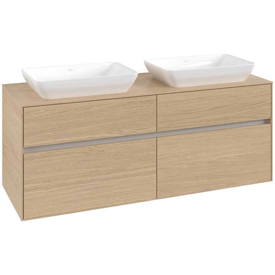 Wastafelonderkast Collaro 1400x548x500mm Nord.Oak C11900VJ