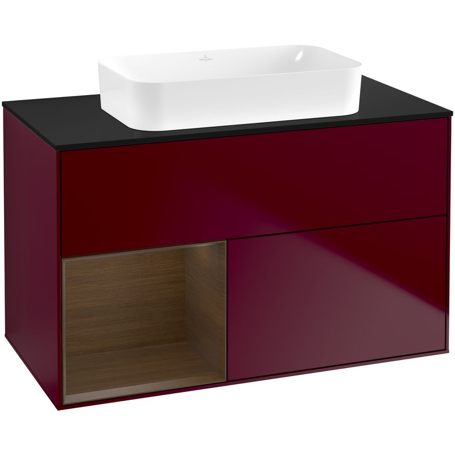 Wastafelonderkast Finion 1000x603x501mm Peony Matt Lacquer G652GNHB