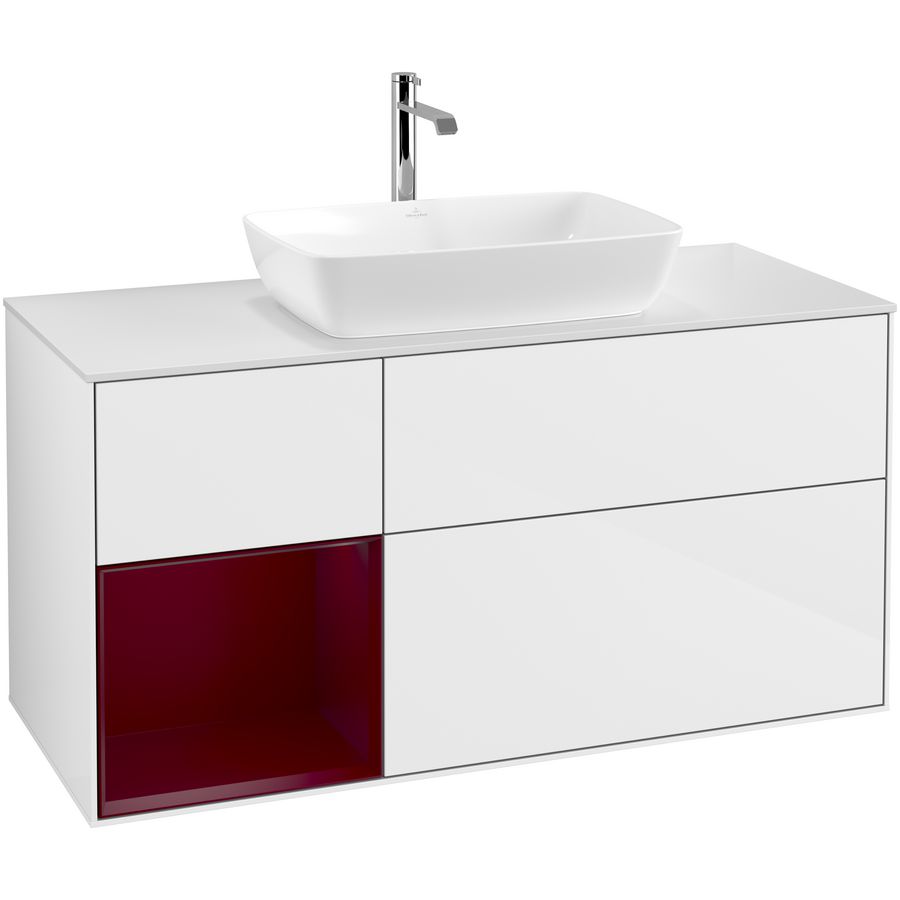 Wastafelonderkast Finion 1200x603x501mm G.White.L G821HBGF