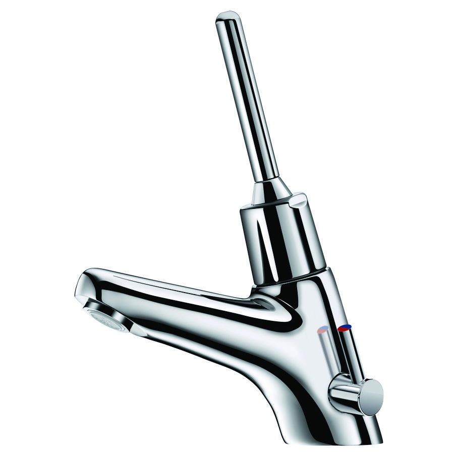 Wastafelmengkraan F3/8" + hendel zelfsl. 7 sec 2 700500