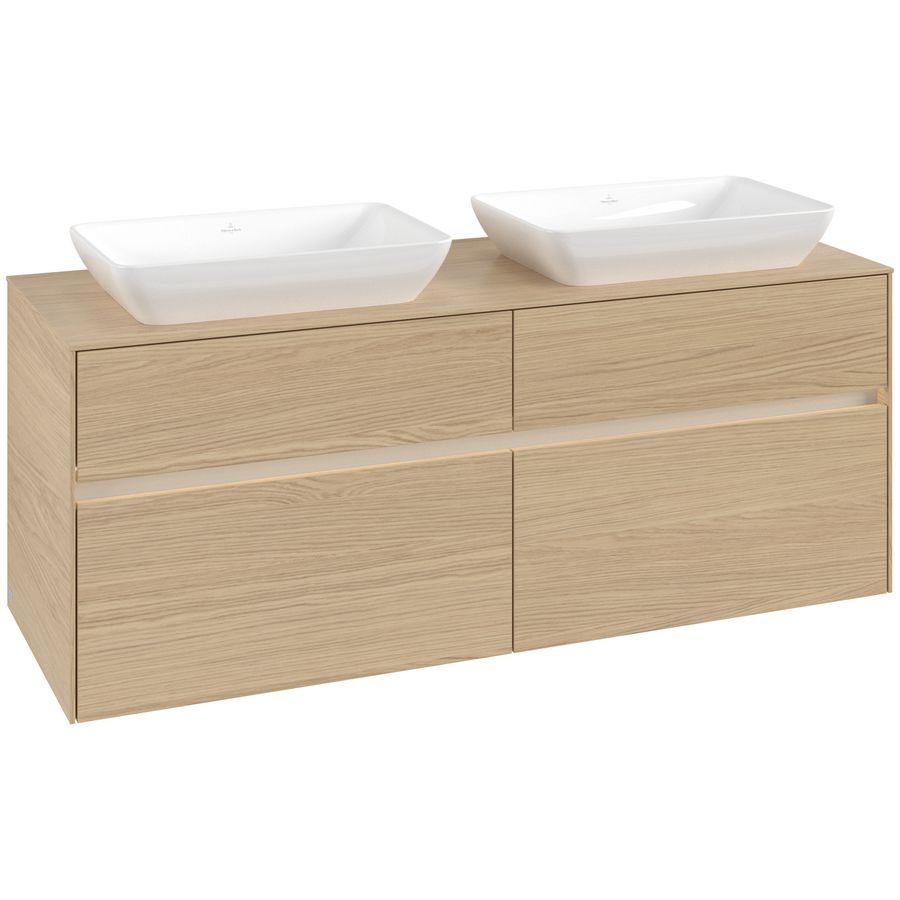 Wastafelonderkast Collaro 1400x548x500mm Nord.Oak C119B0VJ