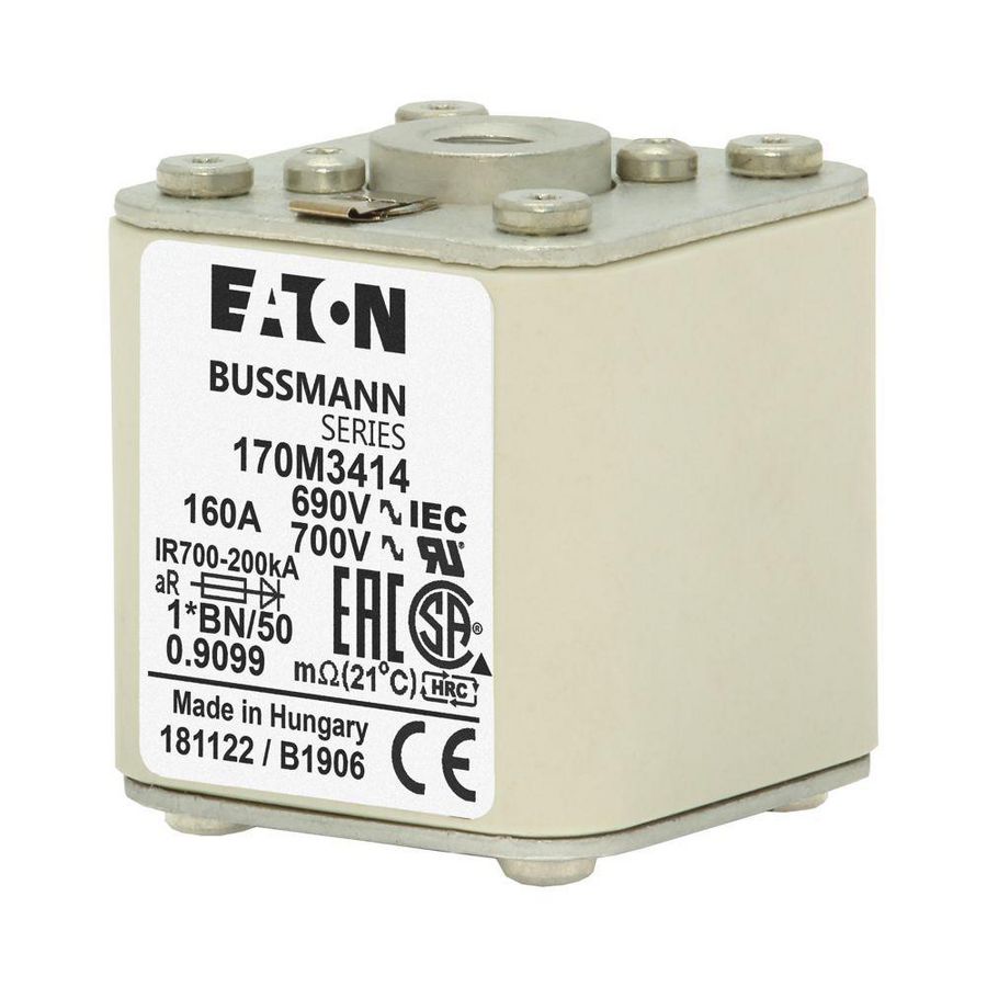 Zekering h. snelheid 160A AC 690V 200kA compact 1 45x VVE=6