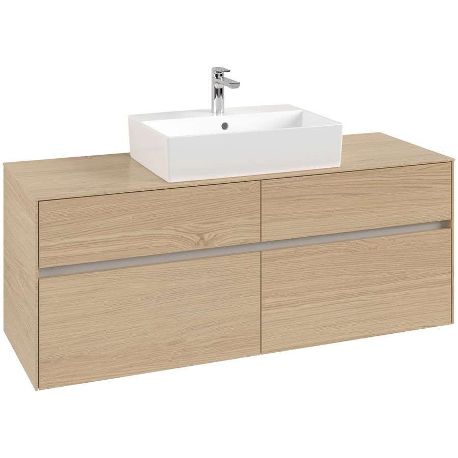 Wastafelonderkast Collaro 1400x548x500mm Nord.Oak C13100VJ