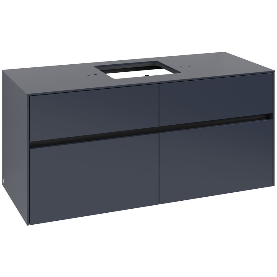 Wastafelonderkast Collaro 1200x548x500mm Marine Blue C128B0VQ