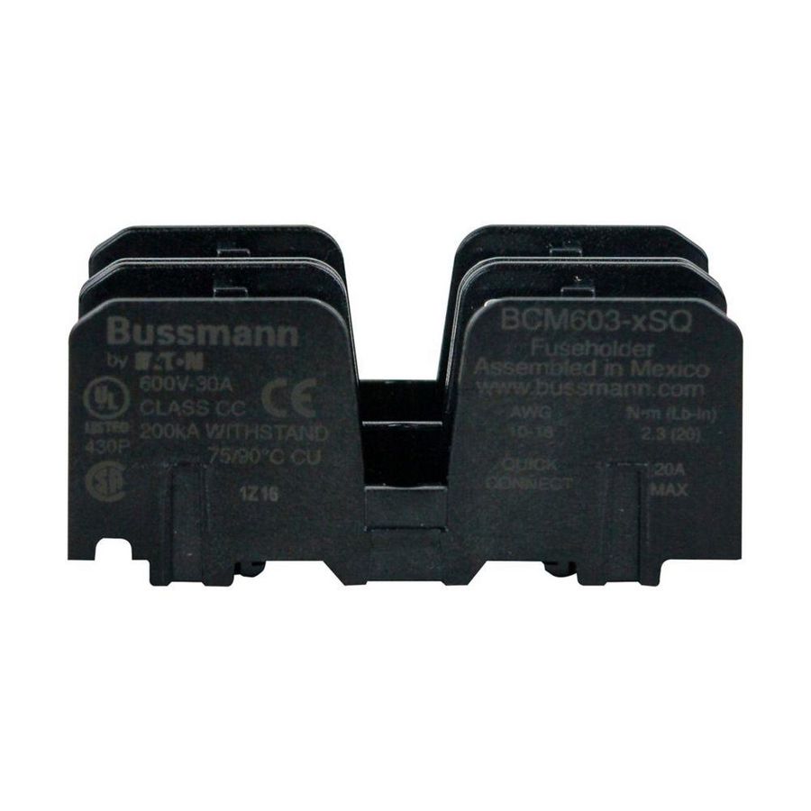BCM modulair zekeringblok Screw/Quick Connect Two-pole VVE=5