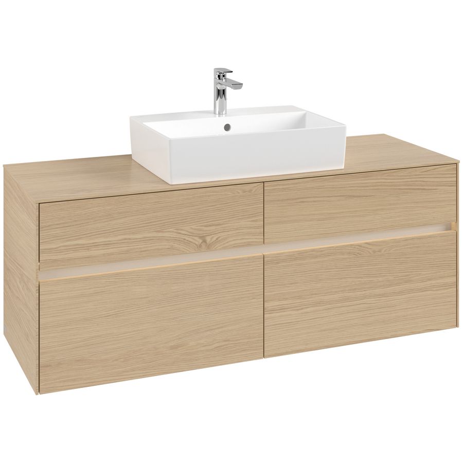 Wastafelonderkast Collaro 1400x548x500mm Nord.Oak C131B0VJ