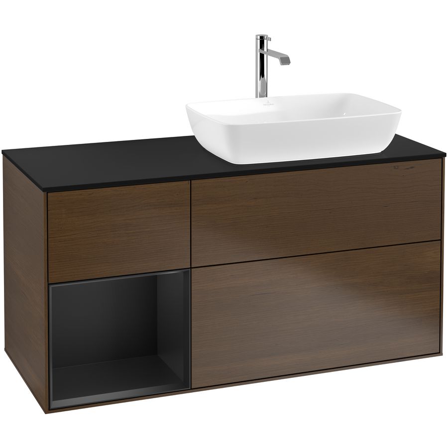 Wastafelonderkast Finion 1200x603x501mm W.Veneer G802PDGN