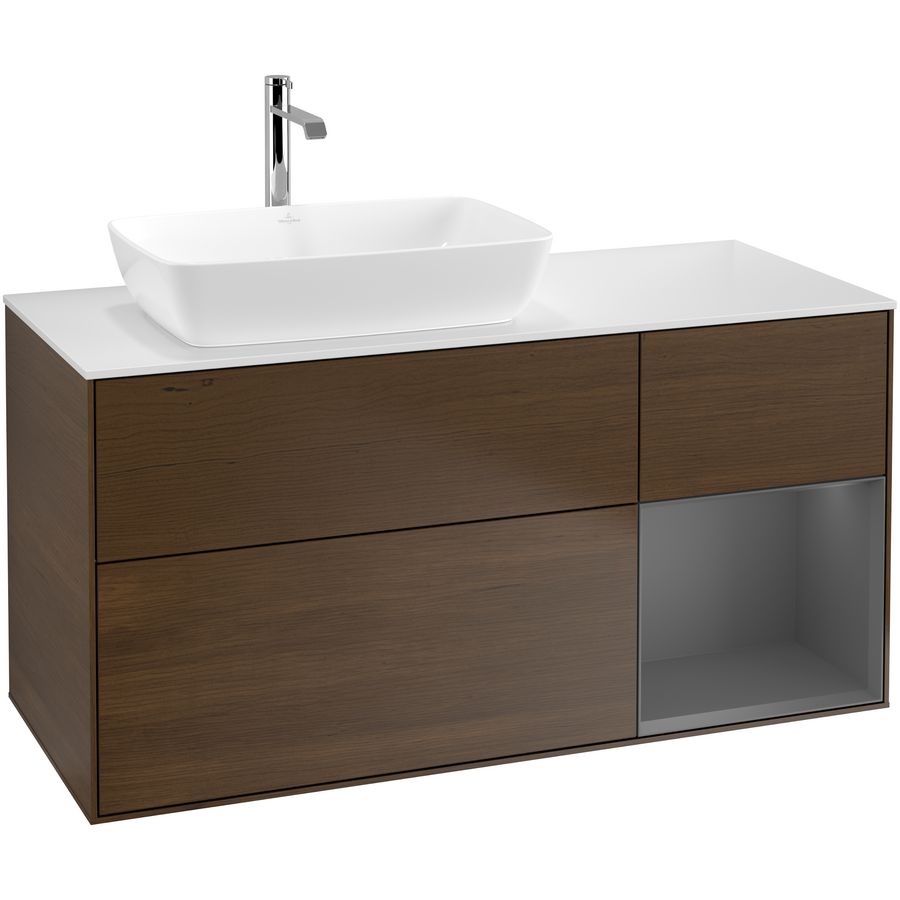 Wastafelonderkast Finion 1200x603x501mm W.Veneer G811GKGN