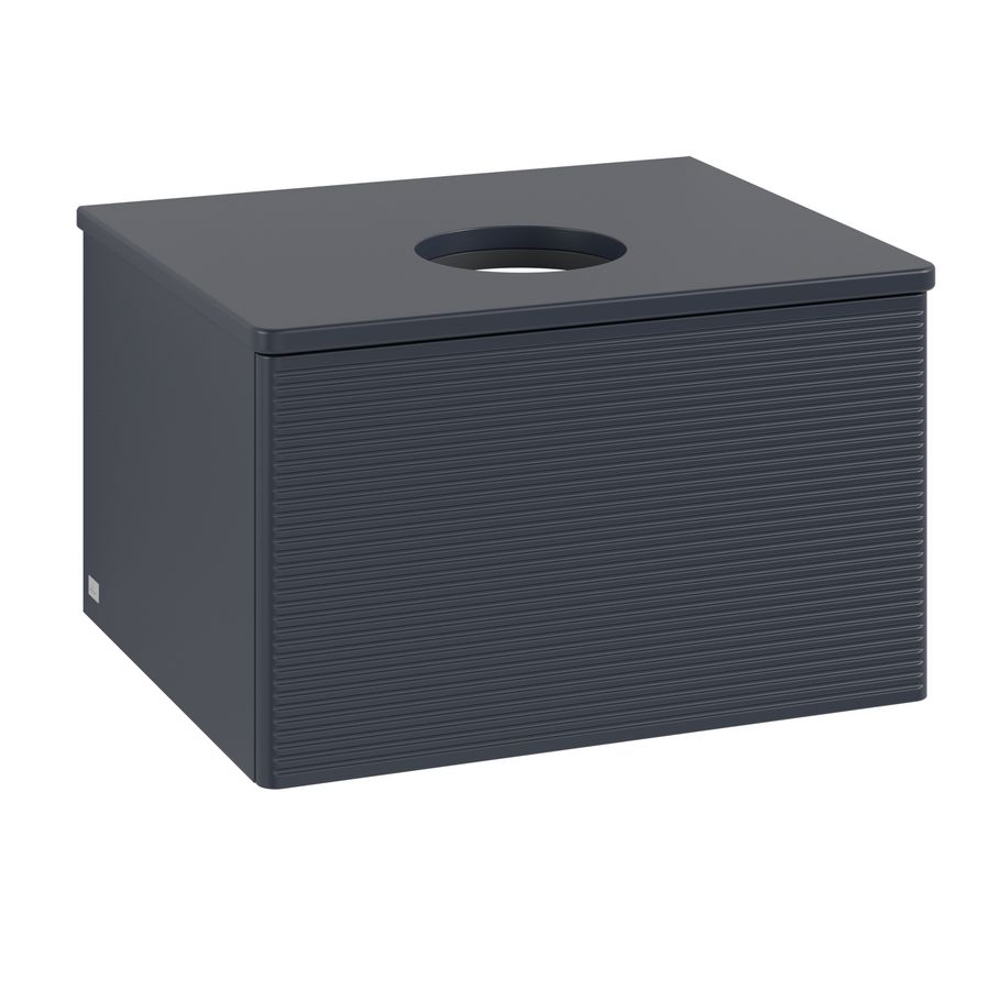 Wastafelonderkast Antao 600x360x500mm Mid.Blue Matt Lacquer K29110HG