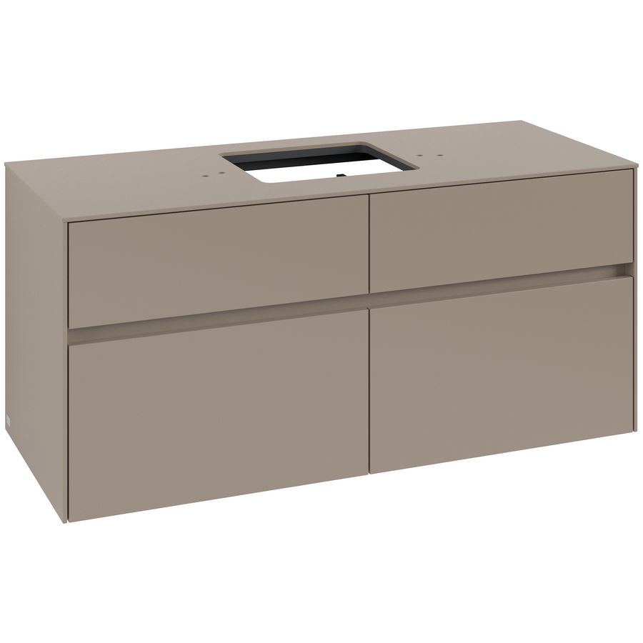 Wastafelonderkast Collaro 1200x548x500mm Taupe C128B0VM