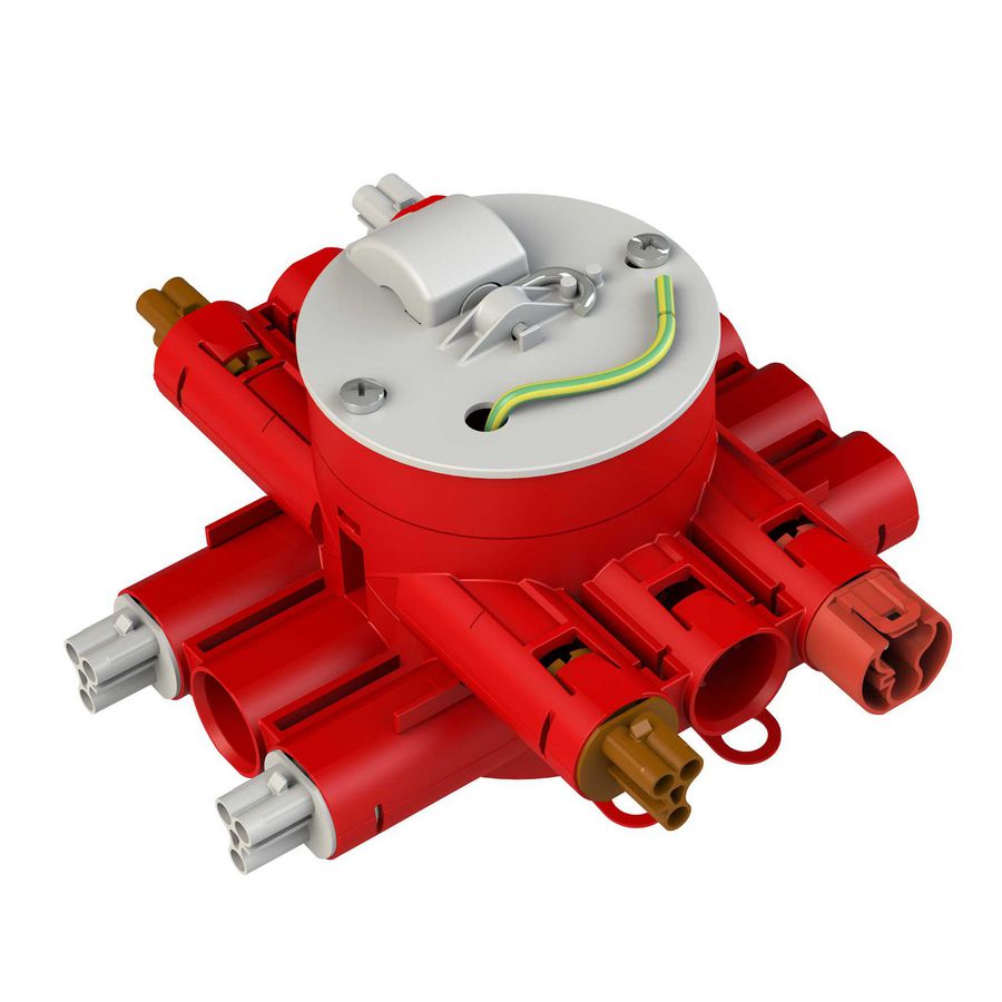 Stekerbare centraaldoos CW75-WV0-brandwerend