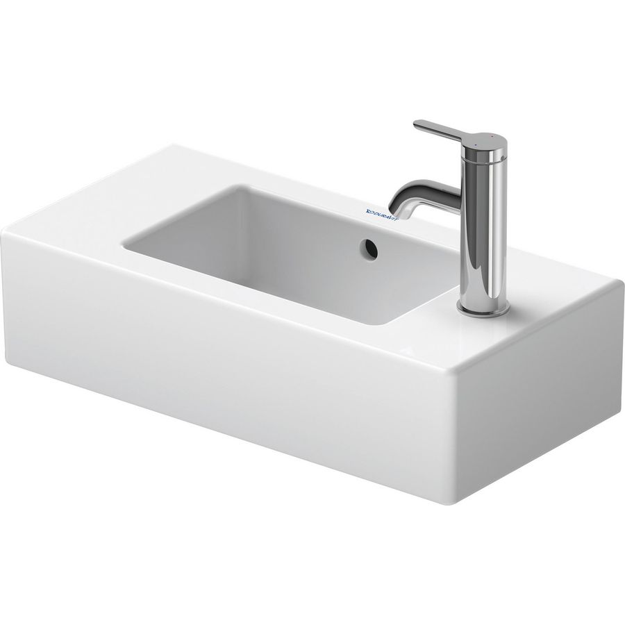 VERO #070350 fontein 500mm wit met kraangat met overloop