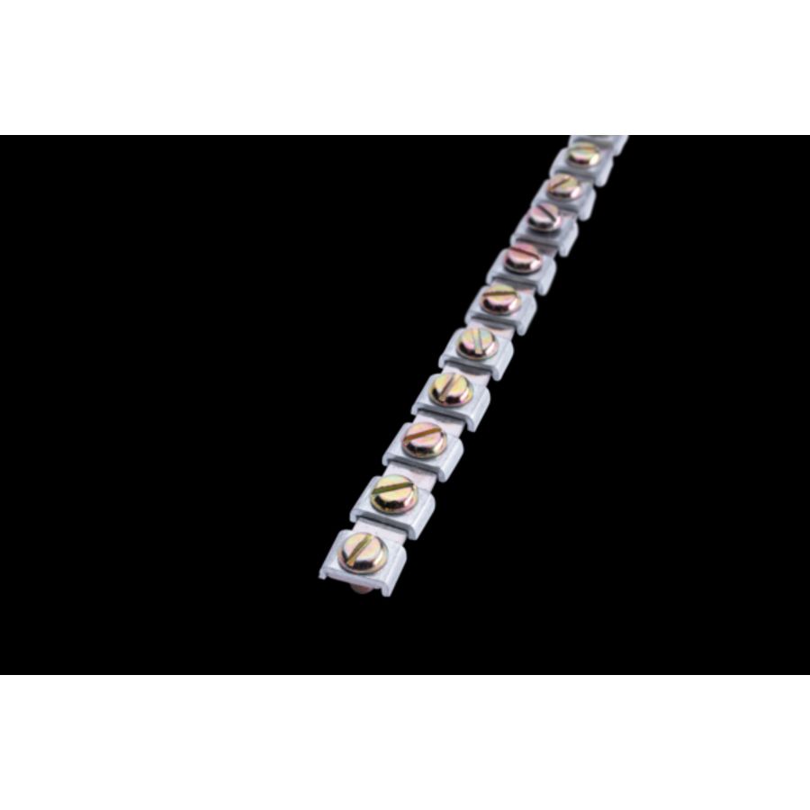 Aardrail 25A incl. klemplaatje 1 meter VVE=200