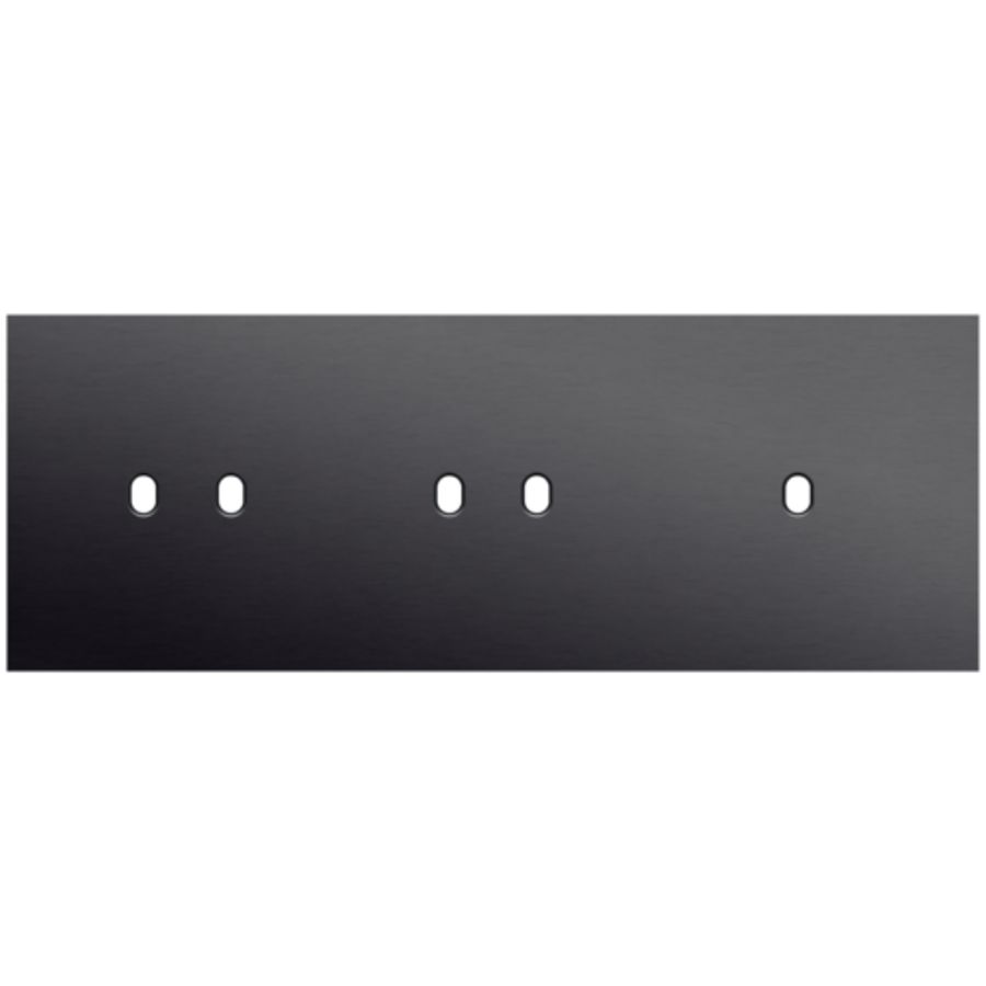 Afdekplaat 3-voud horiz. 71mm centerafst. 224-57704