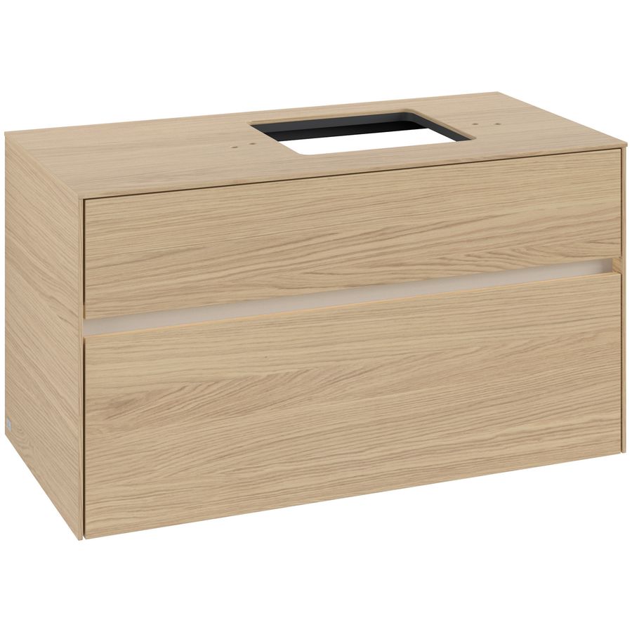 Wastafelonderkast Collaro 1000x548x500mm Nord.Oak C127B0VJ