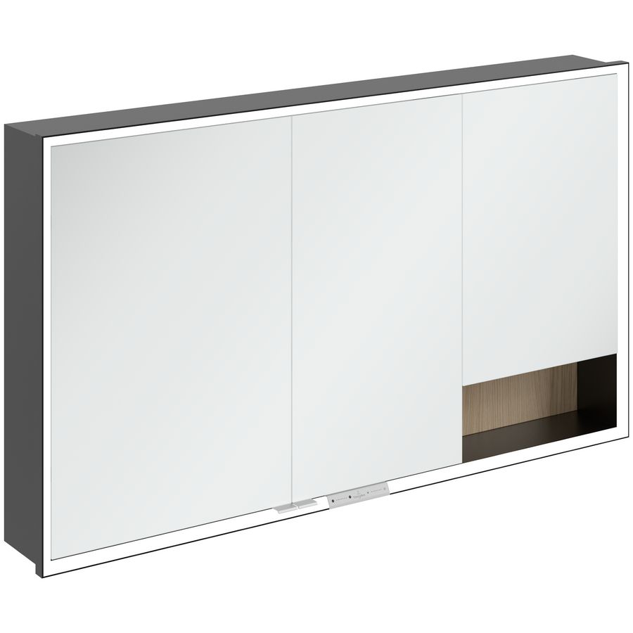 Inbouw-spiegelkast My View+ 1300x750x168mm Nordic Oak