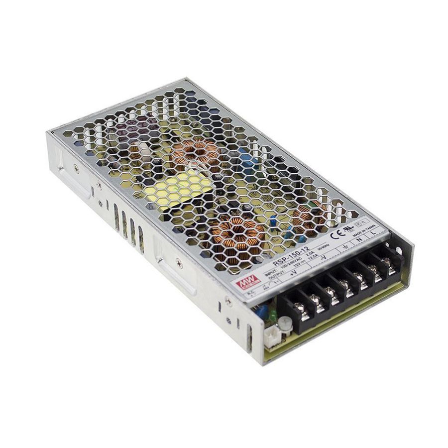 AC-DC gesloten PSU Low Profile 150W 24V