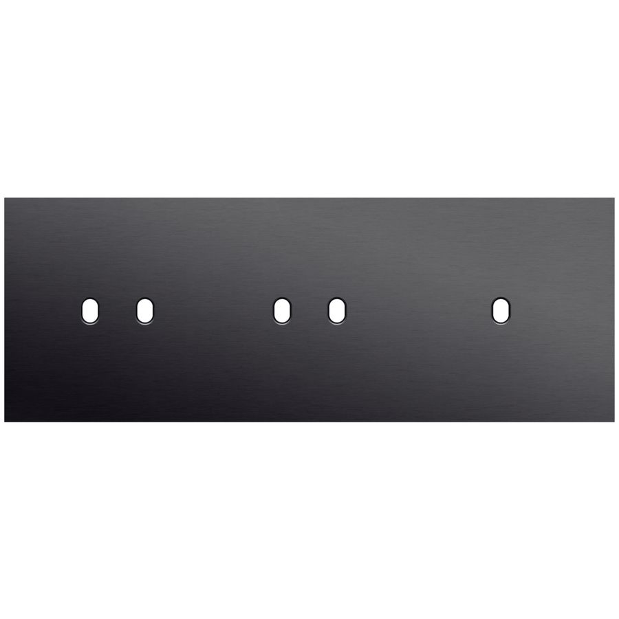 Afdekplaat 3-voud horiz. 71mm centerafst. 224-57704