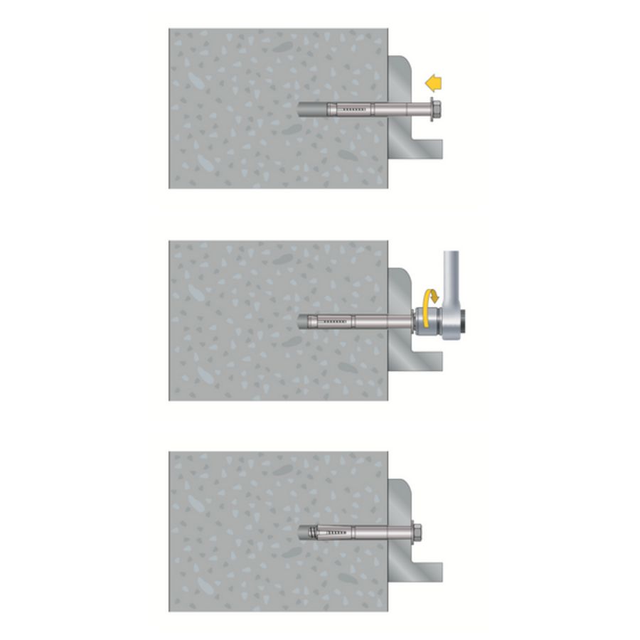 Keilbout Conisch spreidend bout 12/35 EV VVE=50